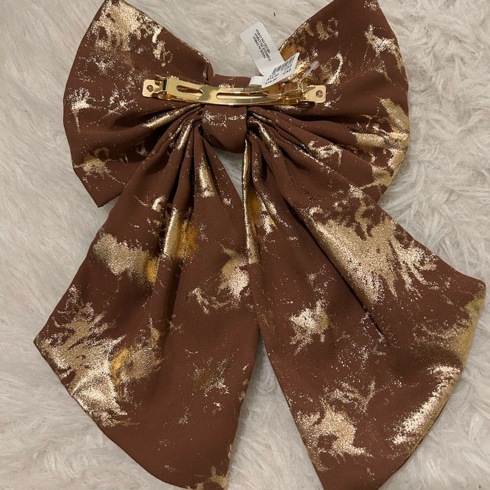 Anthropologie jumbo Shimmer Hair Bow - Picture 6 of 6